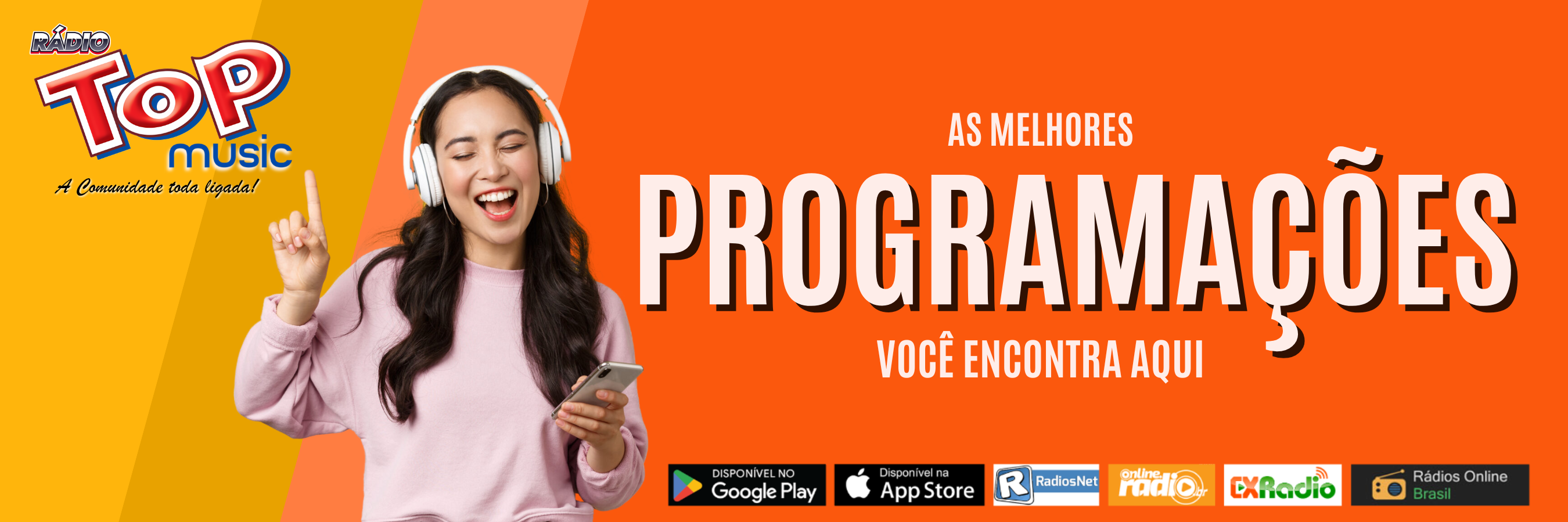 Rádio TOP Music as melhores Programações